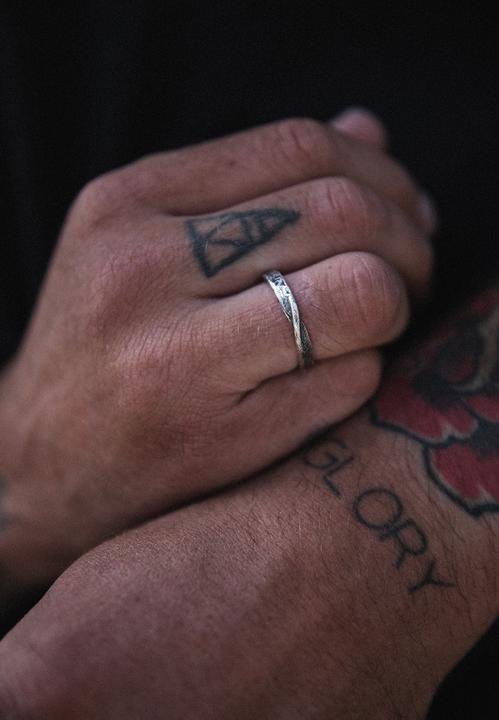 Produktbild Haze & Glory Ring Bandring - Twisted 925 Silber (66, 925 Silber)