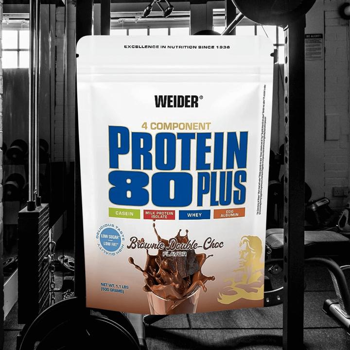 Immagine prodotto Weider Proteine 80 plus (Brownie al doppio cioccolato, 1 pz., 500 g)