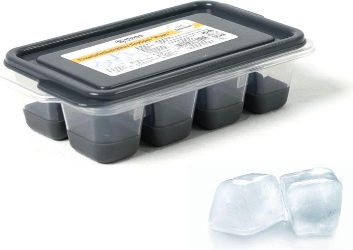 Produktbild B-Home Eiswürfelbehälter mit Deckel Eiswürfelform Eiswürfelschale