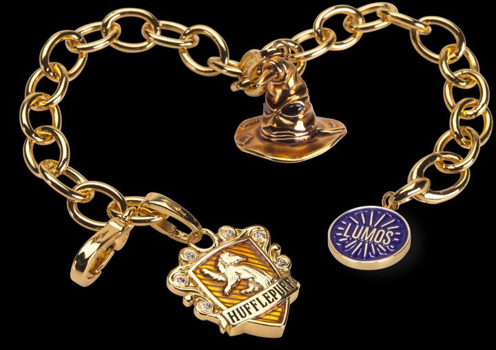 Produktbild Noble Collection Harry Potter - Lumos Hufflepuff Talisman Bracelet (20 cm)