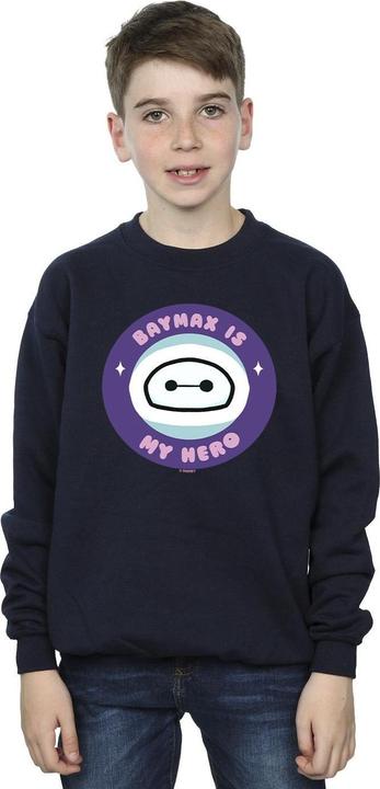 Actual product image Disney Boys Big Hero 6 Baymax My Hero Pocket Sweatshirt (140, 146)