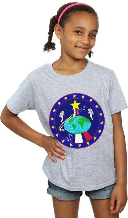 Immagine prodotto Nasa Classic Globe Astronauts Maglietta Ragazze (140, 146)