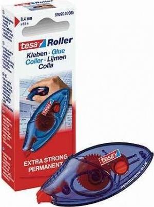 Actual product image tesa Disposable adhesive roller Permanent ecoLogo