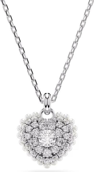 Immagine prodotto Swarovski Collana Hyperbola cuore bianco (Metallo Swarovski, 38 cm)