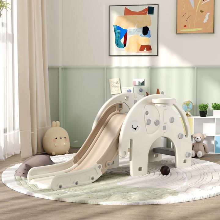Produktbild Aiyaplay Kinderrutsche Kunststoff Cremeweiss