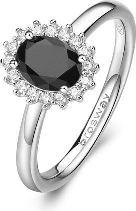 Immagine prodotto Brosway Elegante anello in argento Fancy Mystery Black FMB75 - Circuito: 52 mm (52, 925 Argento)