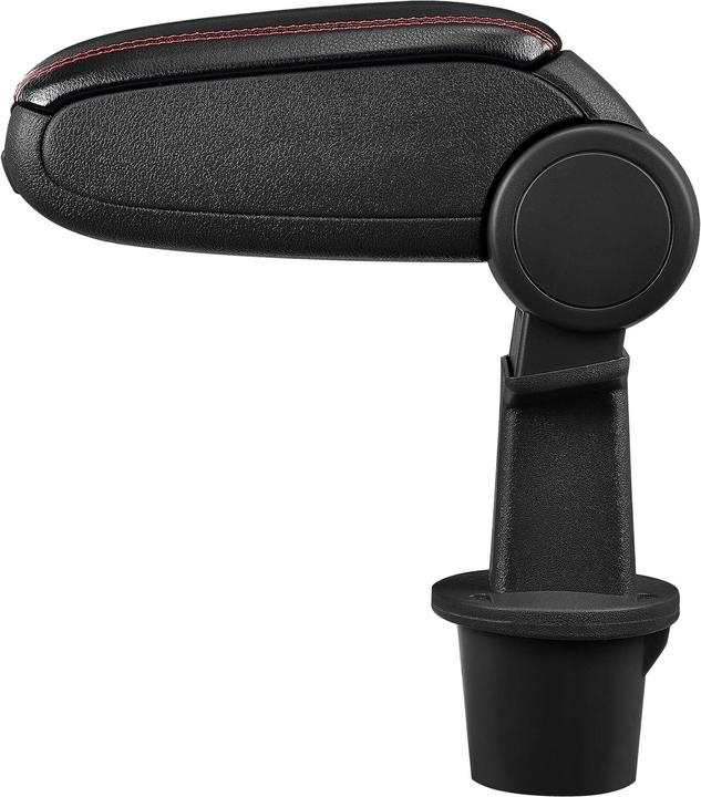 Image du produit Pro-Tec Accoudoir central Dacia Duster avec compartiment de rangement Similicuir noir avec surpiqûres rouges