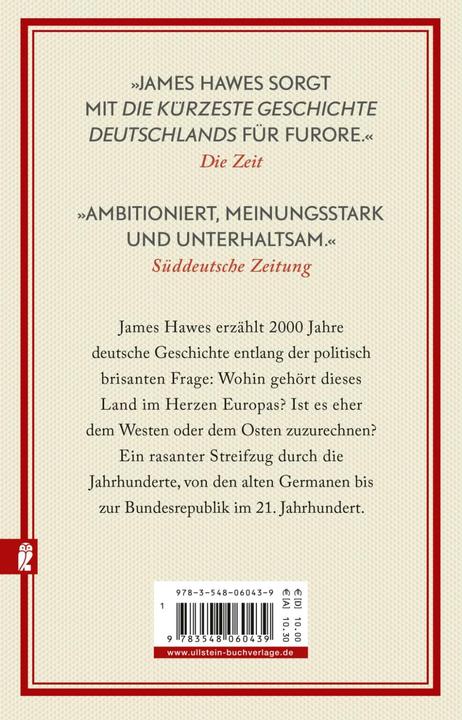 Immagine prodotto Die kürzeste Geschichte Deutschlands (Tedesco, James Hawes, 2019)