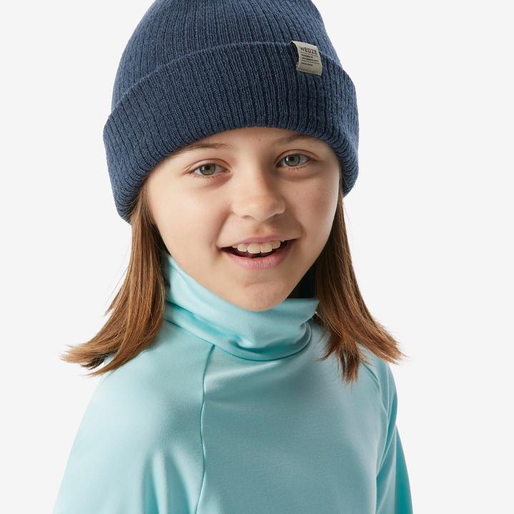 Image du produit Wedze Sous-vêtements de ski T-shirt fonctionnel enfant col haut - BL 500 turquoise (3, 4)