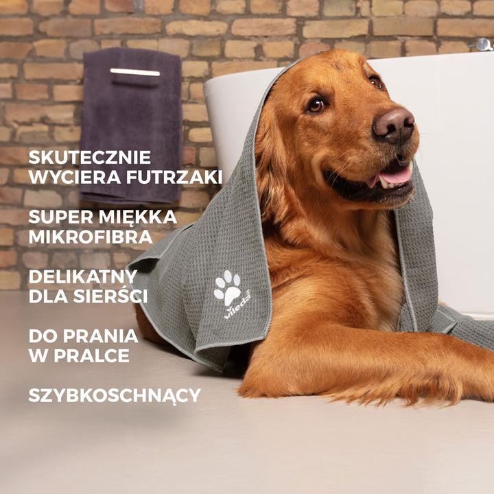 Produktbild Vileda Pet Pro Microfaser-Handtuch M (grau, Gr??e M, 45 x 70cm) (45 x 70 cm)