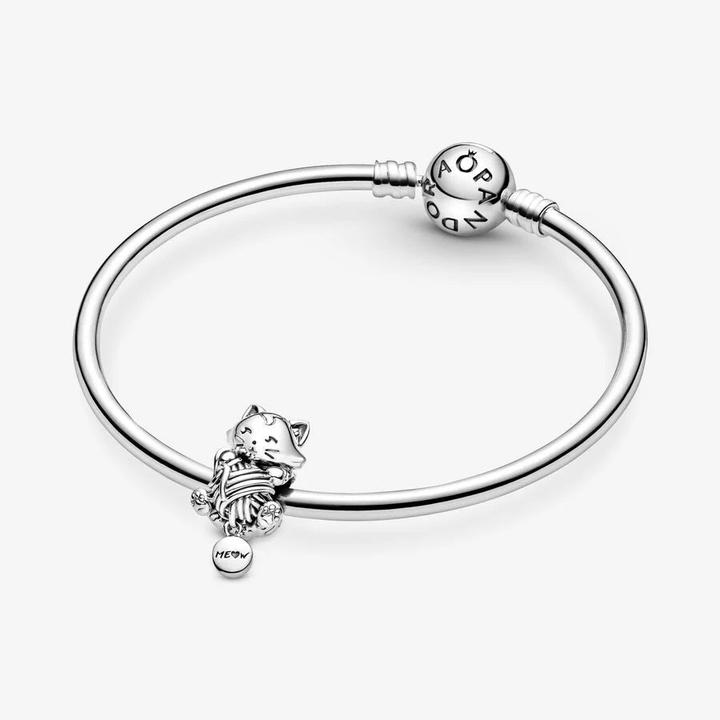 Actual product image Pandora Kitten & yarn ball (Sterling silver 925)