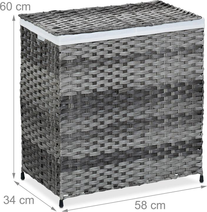 Immagine prodotto Relaxdays Cesto per il bucato (110 l)