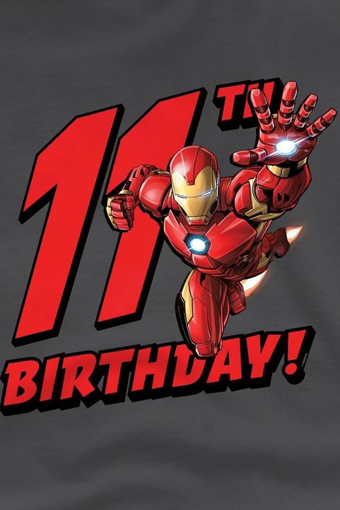 Immagine prodotto Iron Man Maglietta 11 ° compleanno Bambini (104)