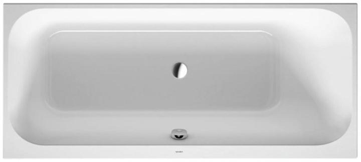 Duravit Krperformbadewanne Rechteckbadewanne Happy D,2 70 x 170 cm wei glatt 700311000000000 (220 l, 170 cm, 70 cm)