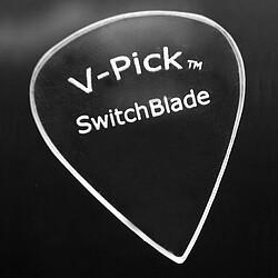 Actual product image V-Picks V-Pick Switchblade Ghost Rim Pick (1.50 mm)