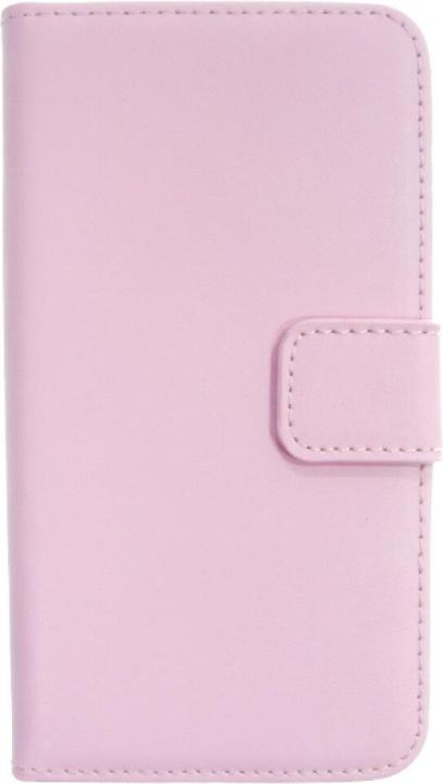 Actual product image OEM Slim Leather Book Case for LG G3 mini - pink 4250710558124 (LG G3s)
