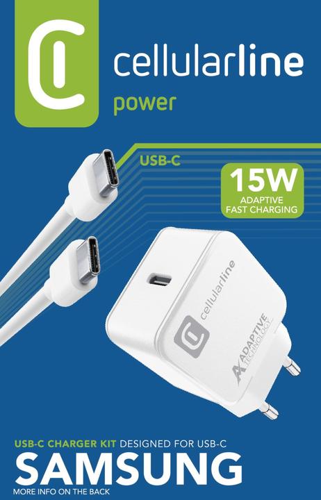 Actual product image Cellularline USB-C Charger Kit 15W (15.03 W)
