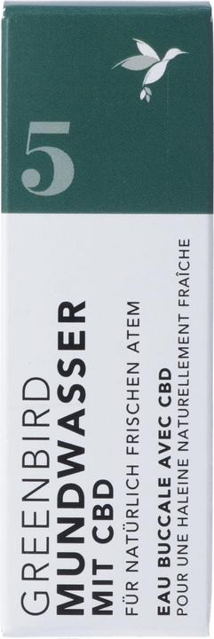 Actual product image Greenbird Mouthwash with CBD 5 liq (10 ml, Mouthwash)