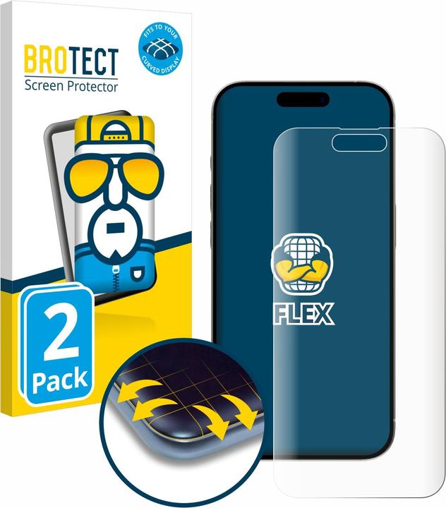 Immagine prodotto BROTECT Full-Cover Pellicola (2 Pezzo/i, Apple iPhone 15)