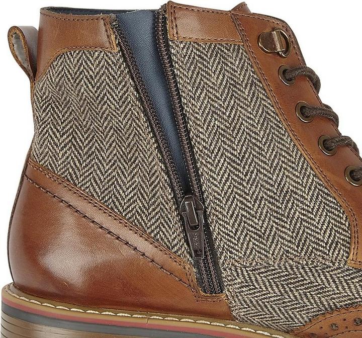 Produktbild Roamers Stiefeletten Fischgrätmuster Leder (42)