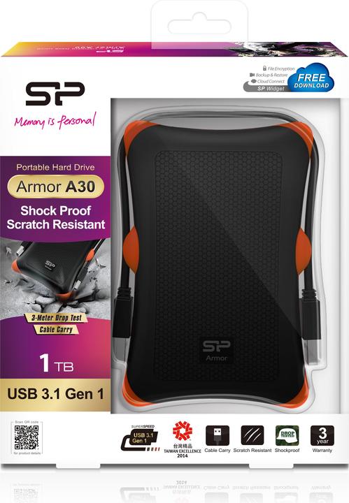 Actual product image Silicon Power Armor USB 3.1 Gen1 (1 TB)