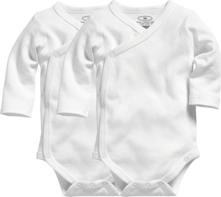 Actual product image Playshoes Wrap-around long-sleeved bodysuit set of 2 size 56 (56)
