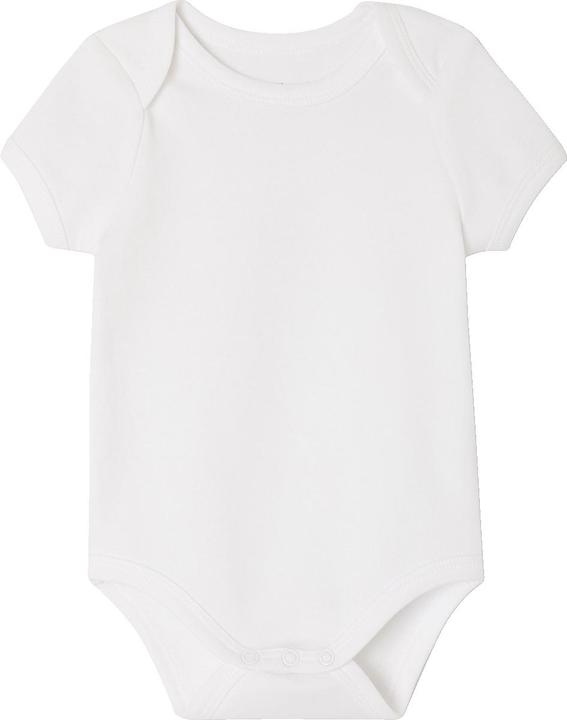 Produktbild Vertbaudet Bio-Kollektion: 5er-Pack Baby Bodys mit kurzen Ärmeln, Hase & Blumen (62)