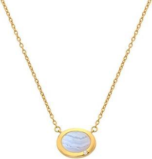 Immagine prodotto Hot Diamonds Elegante collana placcata oro con agata e diamanti DN202
