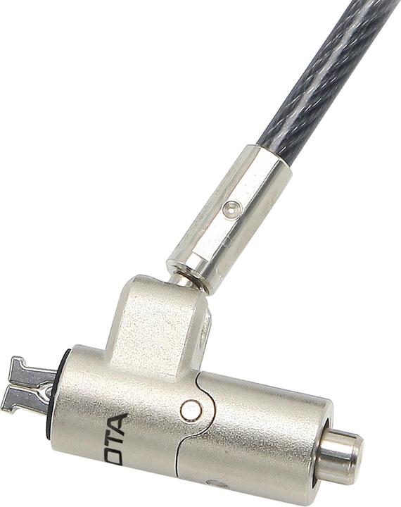 Actual product image Dicota Sec. Cable Nano Lock Ultra Slim Keyed, slot