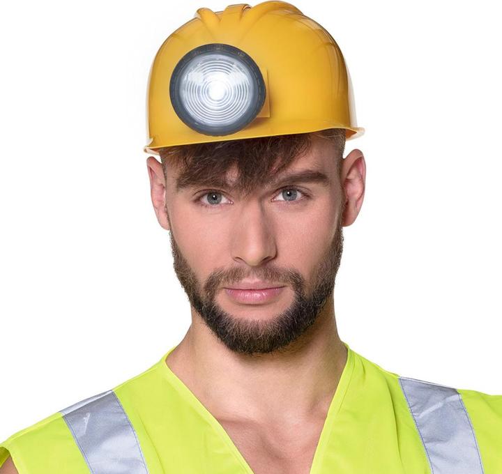 Actual product image Boland Benelux Helmet construction worker w. light (adjustable)