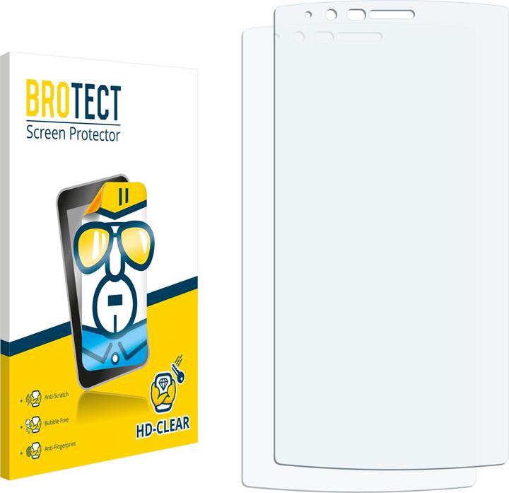 Actual product image BROTECT Screen Protector Clear (2 Piece, LG G4)