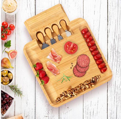 Image du produit Relaxdays Set plateau à fromage