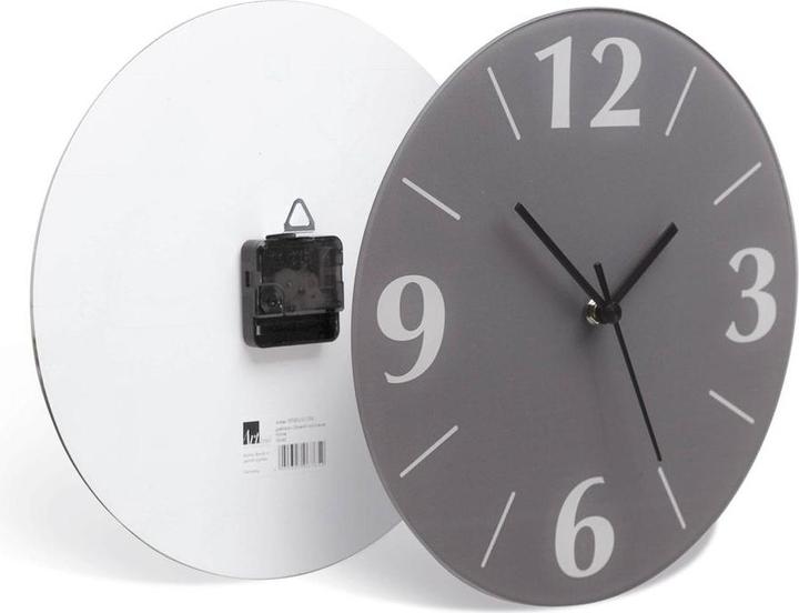 Actual product image Artland Quartz clock Steaming cappuccino and croissant T5XO (30 cm)
