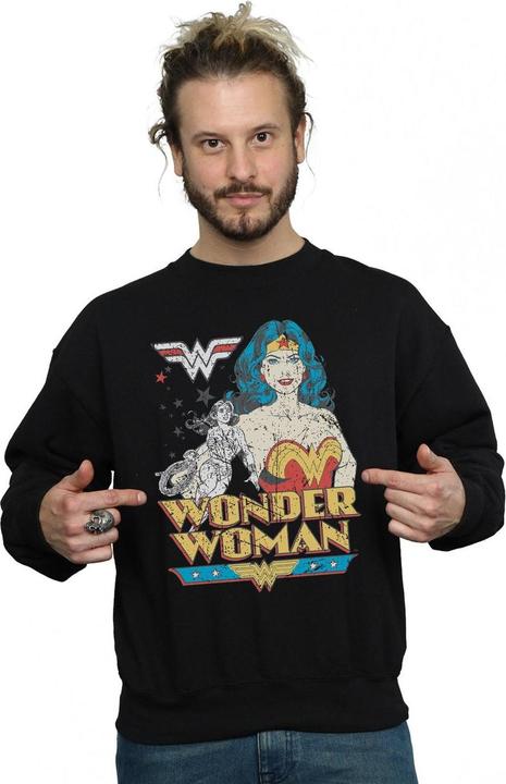 Image du produit - Sweat WONDER WOMAN POSING - Homme (L)