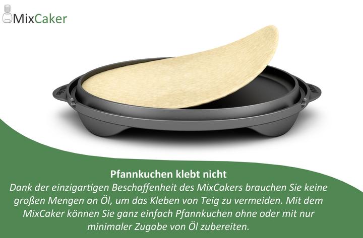 Produktbild Mixle MixCaker Pfannkuchen-Maker kompatibel mit Thermomix TM6, TM5, TM31, Monsieur Cuisine Connect, Trend