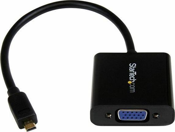 Image du produit StarTech com Micro HDMI vers VGA Adaptateur convertisseur pour tablette (Micro HDMI, 25.50 cm)