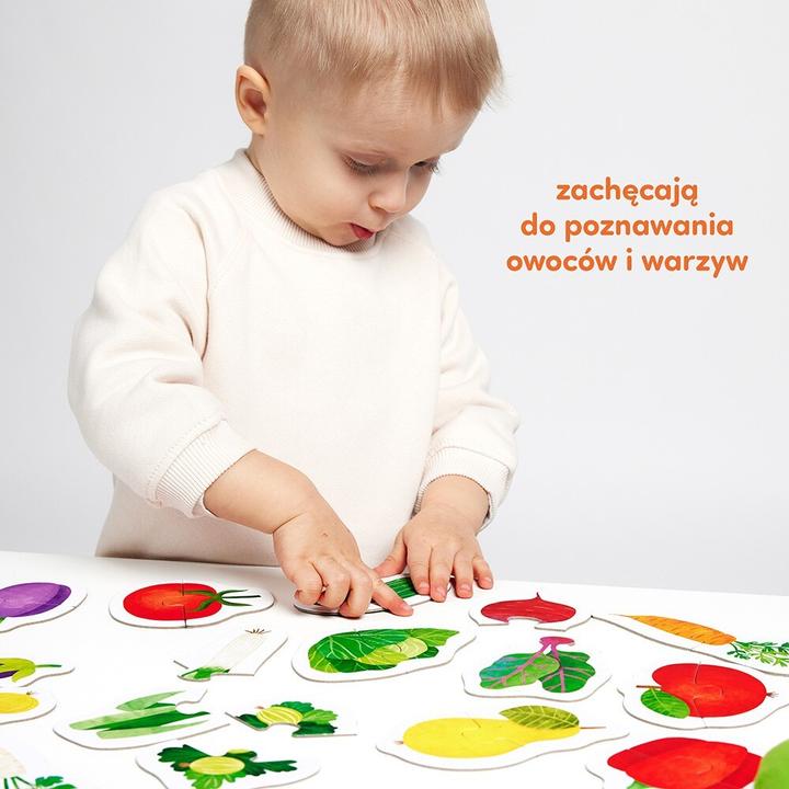 Actual product image Czuczu Paired jigsaw puzzle - fruit and vegetables (19 pieces)