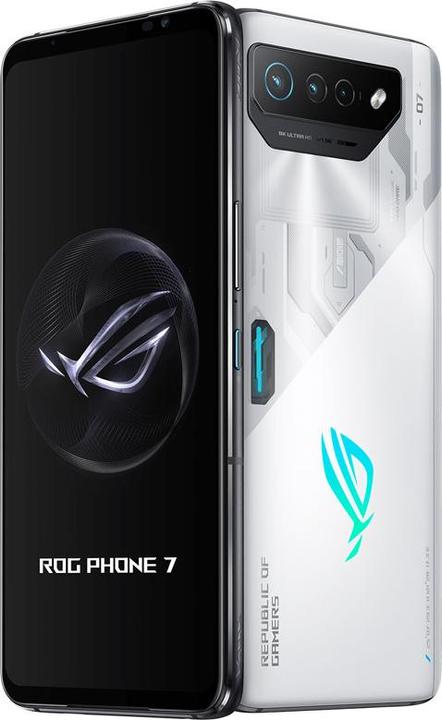 Immagine prodotto ASUS ROG Phone 7 (256 GB, Tempesta Bianco, 6.78", Doppia SIM, 50 Mpx, 5G)