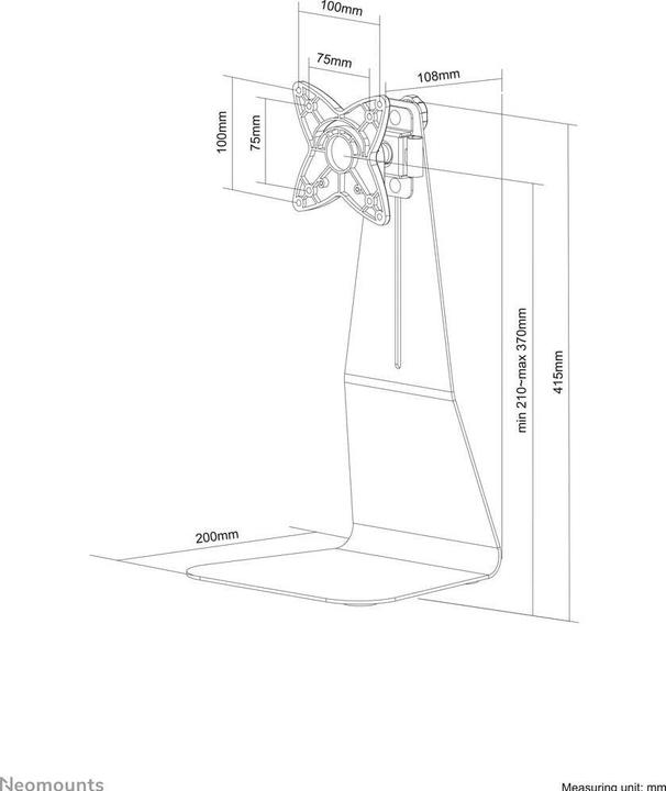Immagine prodotto Neomounts Fpma-D850 (Tavolo, 27")