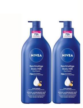 Actual product image NIVEA Reichhaltige Body Milk (Body milk, 625 ml)