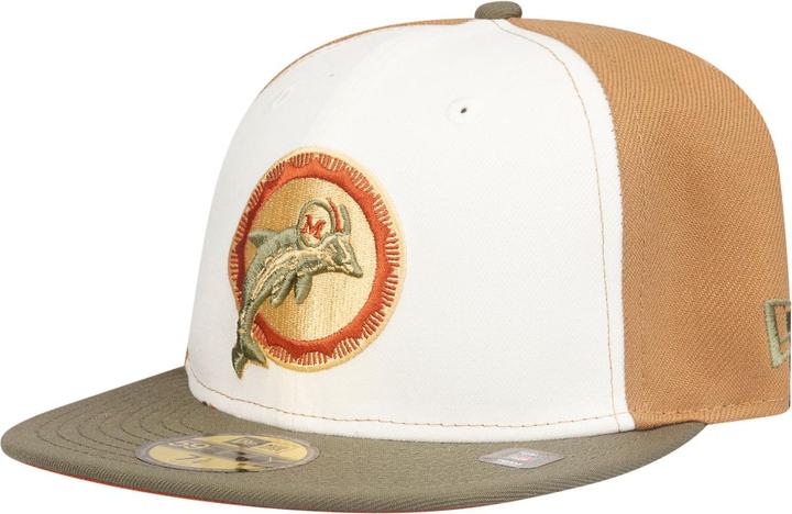 Produktbild New Era 59Fifty Fitted Cap Throwback Miami Dolphins - 7 1/4 (7 1/4)