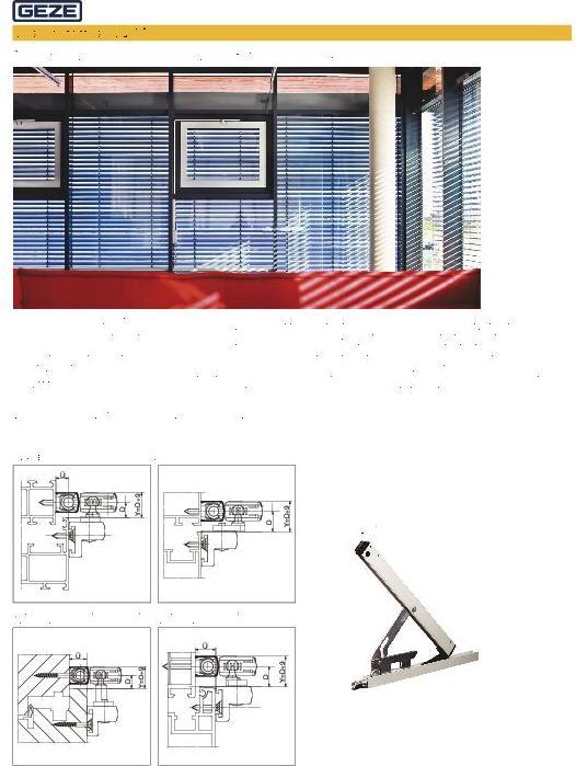 Image du produit Geze Raccords à tige pour OL 90 N / OL 95 (1 pcs)