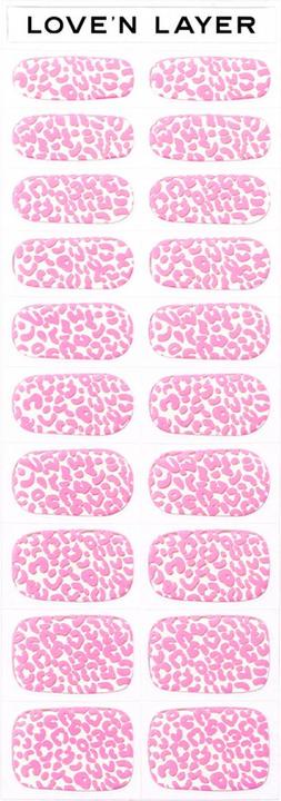 Actual product image Love'n Layer - Leo Poppy Pink (Leo Poppy Pink, Gel-Effect Nail Polish)