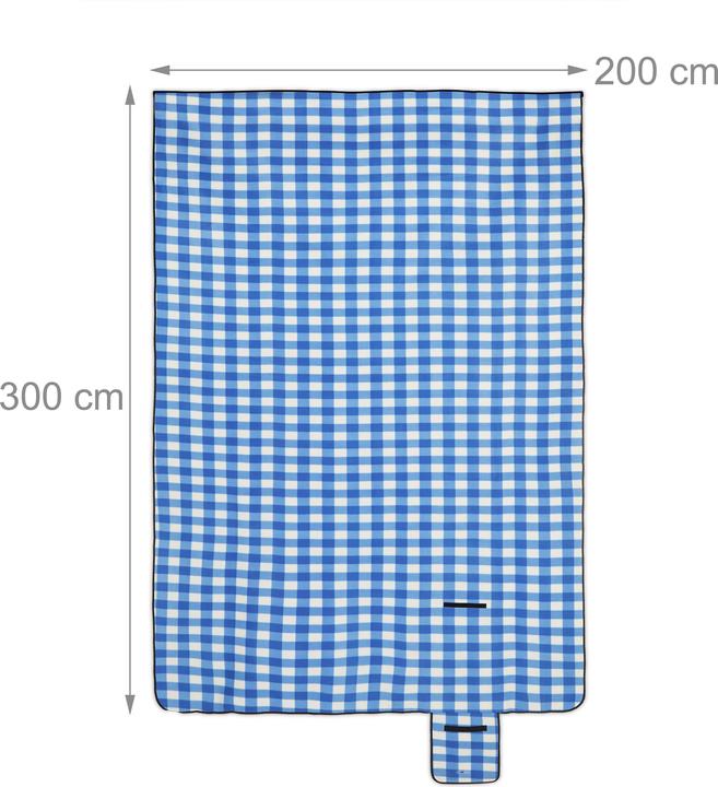 Actual product image Relaxdays Picnic blanket