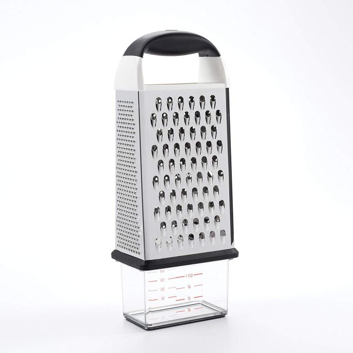 Actual product image OXO 4-sided grater with collection container