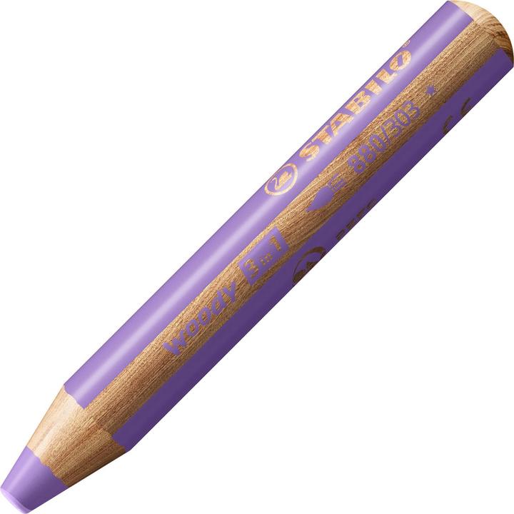Image du produit STABILO woody 3 en 1 crayon de couleur (Lilas pastel, 1 x)