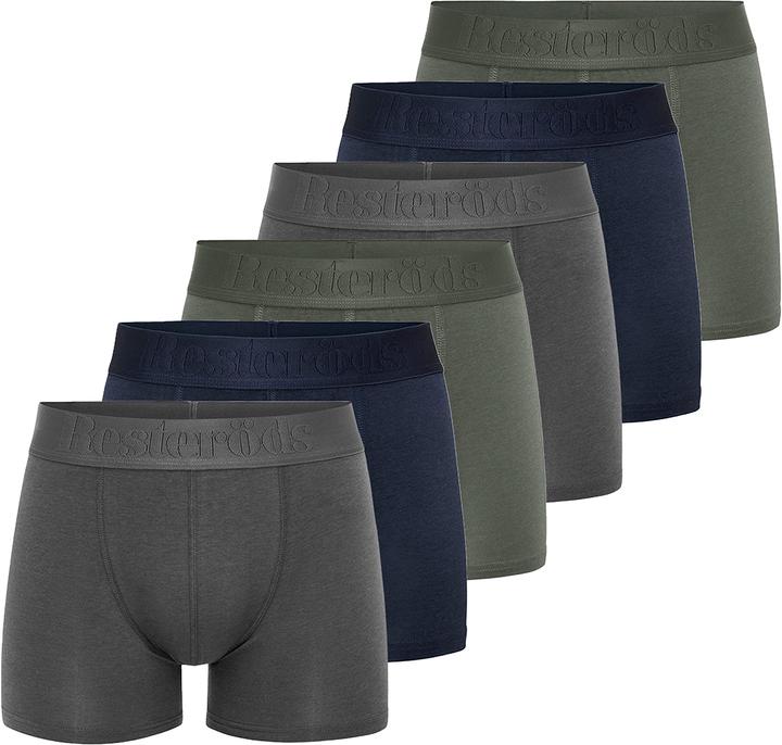 Produktbild Resteröds 6er Pack Bamboo Retro Short / Pant (S, 6er Pack)