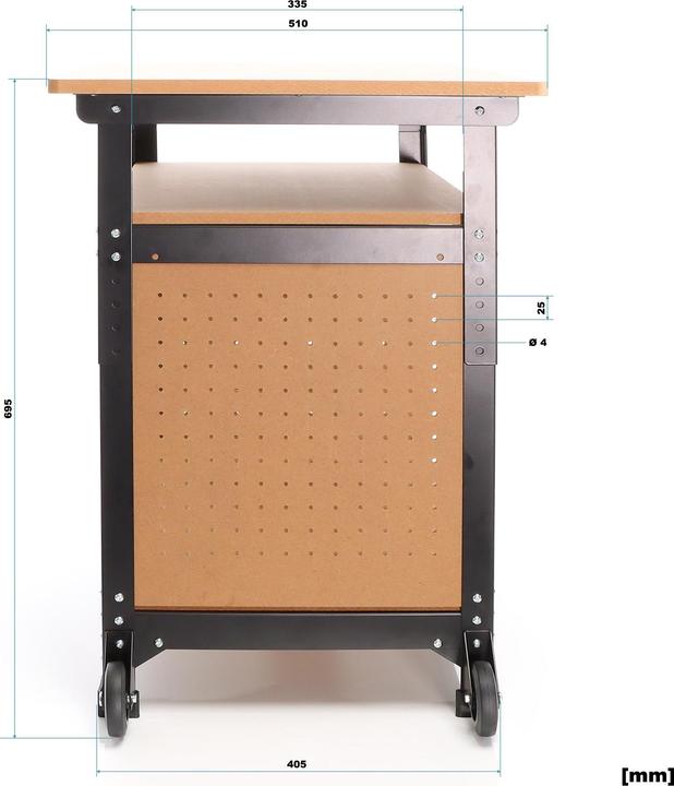 Actual product image XPOtool Workbench (50 cm, 68 cm)