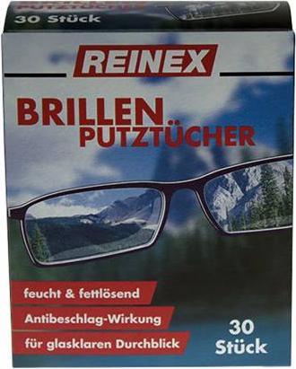 Actual product image Magni Reinex Brillen-Putztücher 30 Stück Faltschachtel