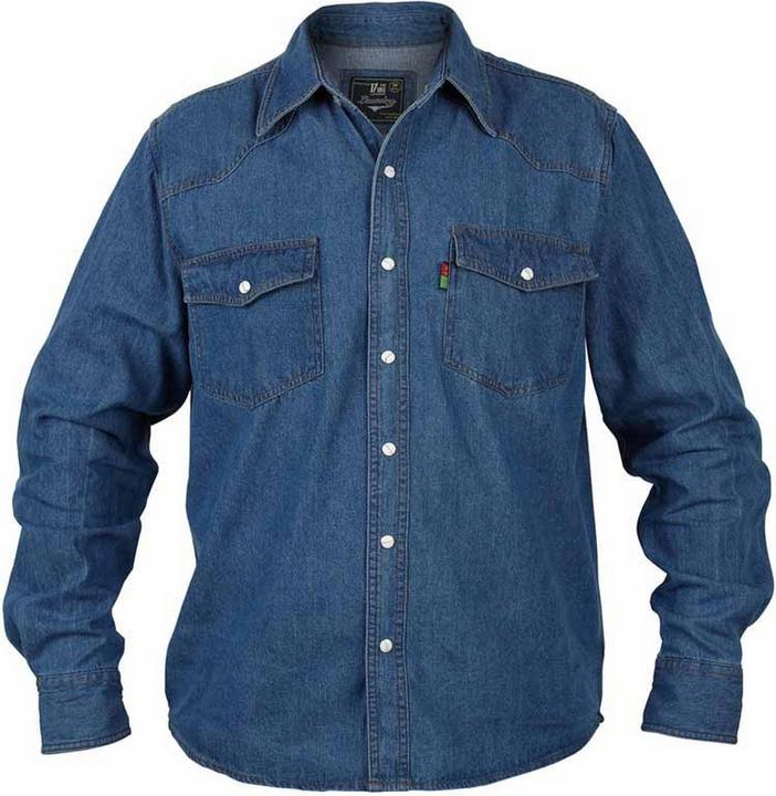 DUKE Kingsize Western Denim Hemd